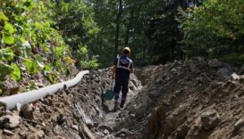 40 bin kişiye hizmet sunacak kaynaklar 5 bin metrelik yeni hat ile abonelere ulaştı