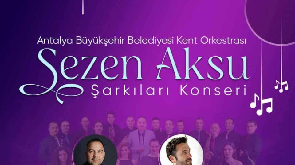 Antalya'da ABBO ve Solistlerden Sezen Aksu Şarkılarıyla Ücretsiz Konser