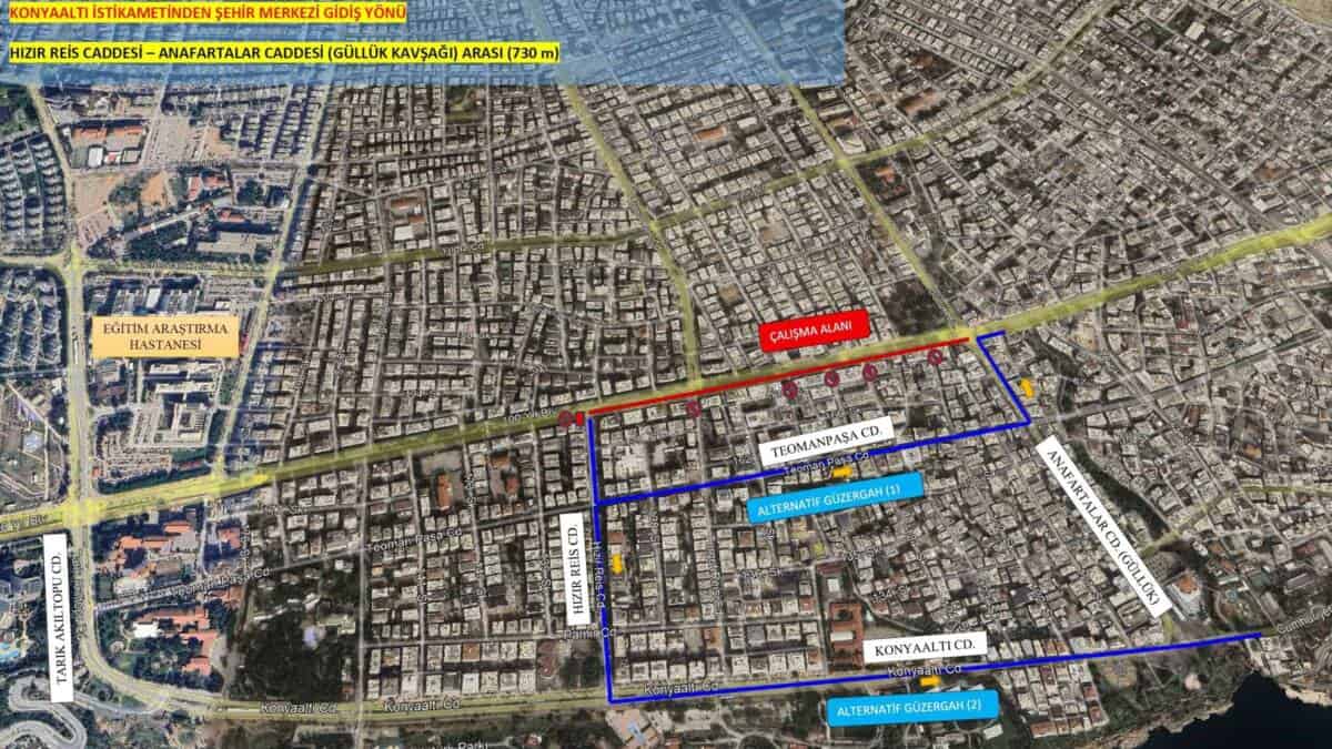 100. Yıl Bulvarı’nda Hızır Reis ile Anafartalar Arasında Asfalt Yenileme Yapılacak