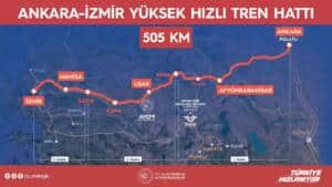 Ankara-İzmir Yüksek Hızlı Tren Hattı 11,5 Milyon Kişiye Modern Seyahat Konforu Getiriyor