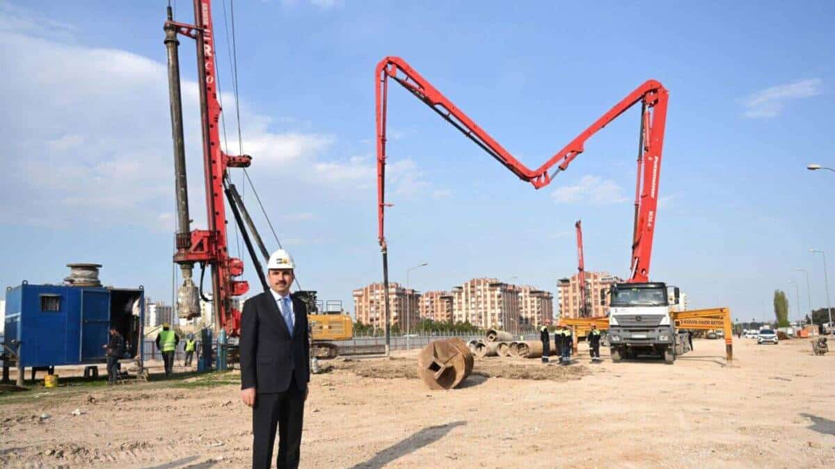 Konya Otogar Kavşağı’nda Yeni Köprülü Kavşak Çalışmaları Hızla Devam Ediyor