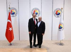 Ceyhan Ticaret Borsası Başkanı Aydar, TOBB Başkanı Hisarcıklıoğlu’nu Ziyaret Etti