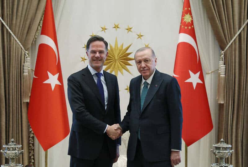 Cumhurbaşkanı Erdoğan, NATO Genel Sekreteri Rutte ile Cumhurbaşkanlığı Külliyesinde Görüştü