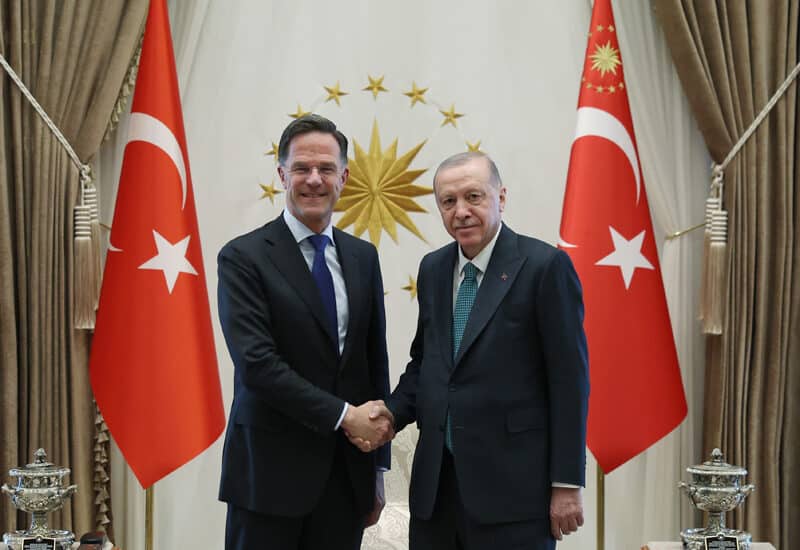Cumhurbaşkanı Erdoğan, NATO Genel Sekreteri Rutte ile Cumhurbaşkanlığı Külliyesinde Görüştü