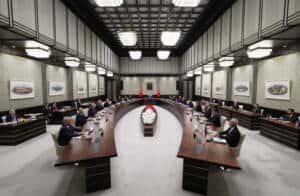 Cumhurbaşkanlığı Kabinesi, Erdoğan liderliğinde Beştepe'de toplandı