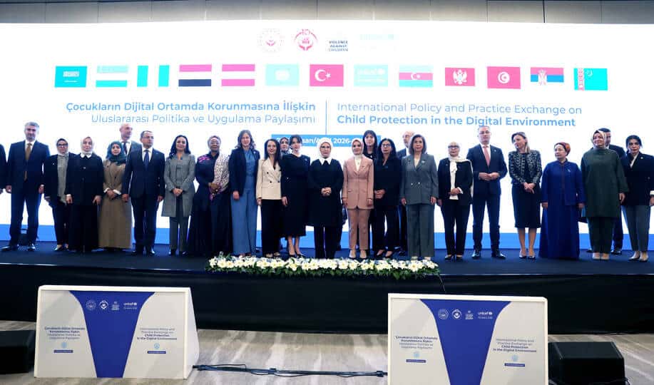 Emine Erdoğan, Çocukların Dijital Ortamda Korunması İçin Uluslararası İş Birliğinin Önemine Dikkat Çekti