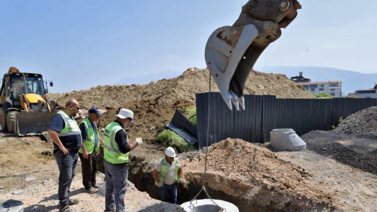 Osmangazi’nin Küçükbalıklı Mahallesi’nde Altyapı Hattı Çalışmaları Sürüyor