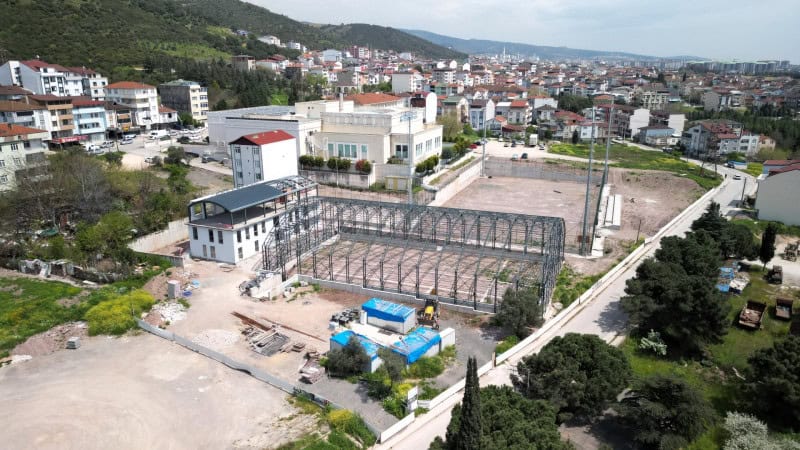 Çamlıtepe Spor Kompleksi’nde İnşaatın Yüzde 71’i Tamamlandı
