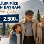 Bursa Büyükşehir Belediyesi’nden İhtiyaç Sahibi Emeklilere 2.500 TL Kurban Bayramı Desteği