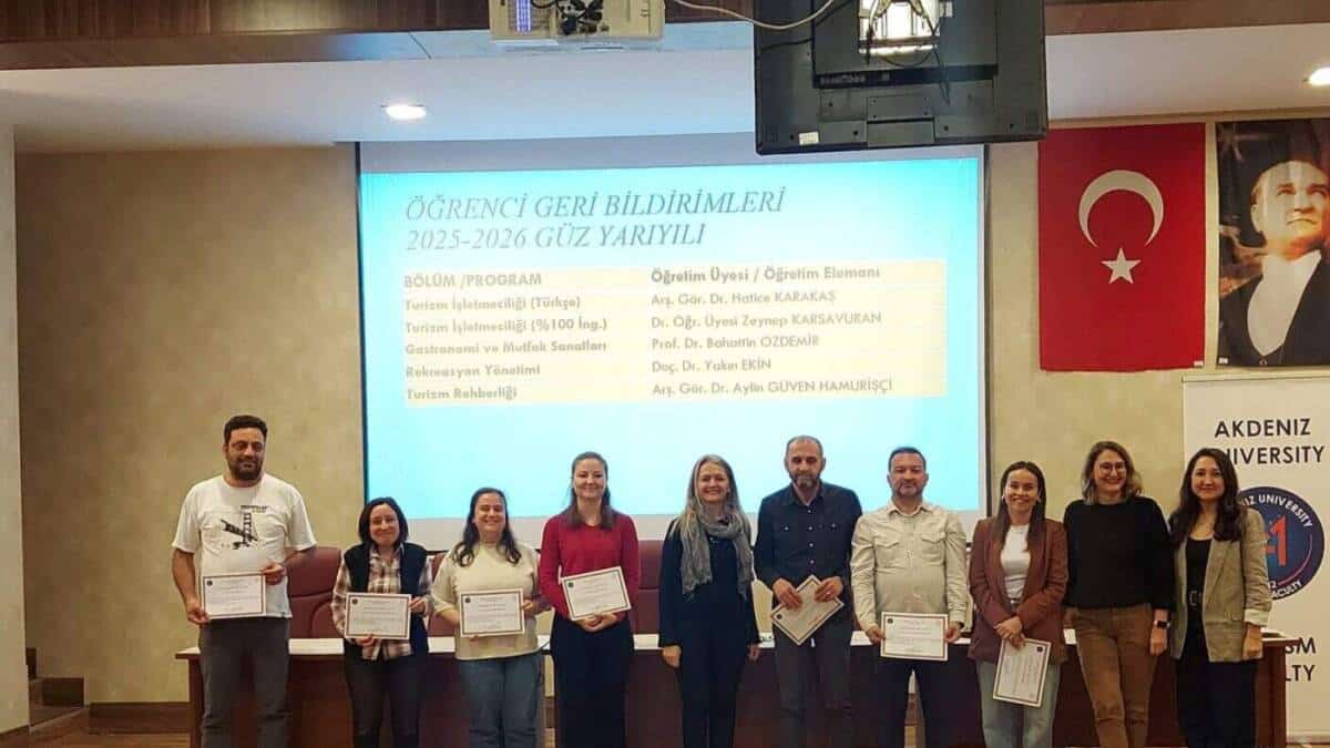 Akdeniz Üniversitesi Turizm Fakültesi’nde 2025 Akademik Kurul Toplantısı Gerçekleşti